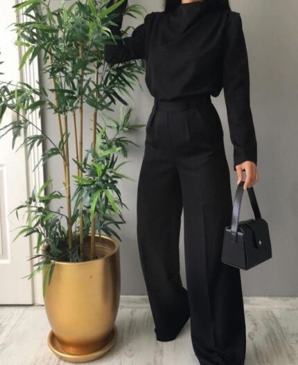 Kostiumas 2 in 1 (palaidinė + kelnės) – VIP Dress Kostiumas 2 in 1 (palaidinė + kelnės)