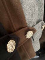 Trumpas klasikinio silueto paltas